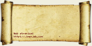 Jana Perković vizit kartica